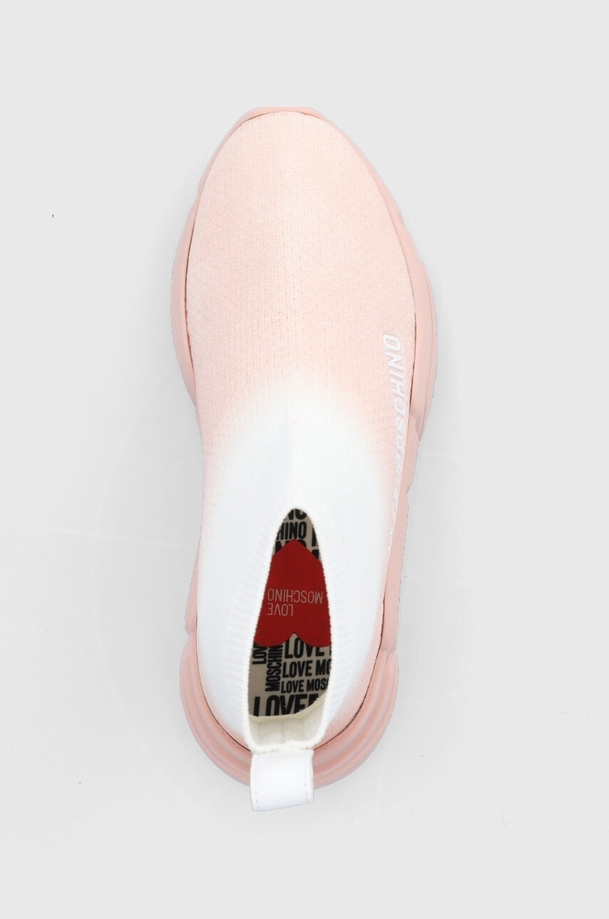 Love Moschino Обувки в розово - Pepit.bg