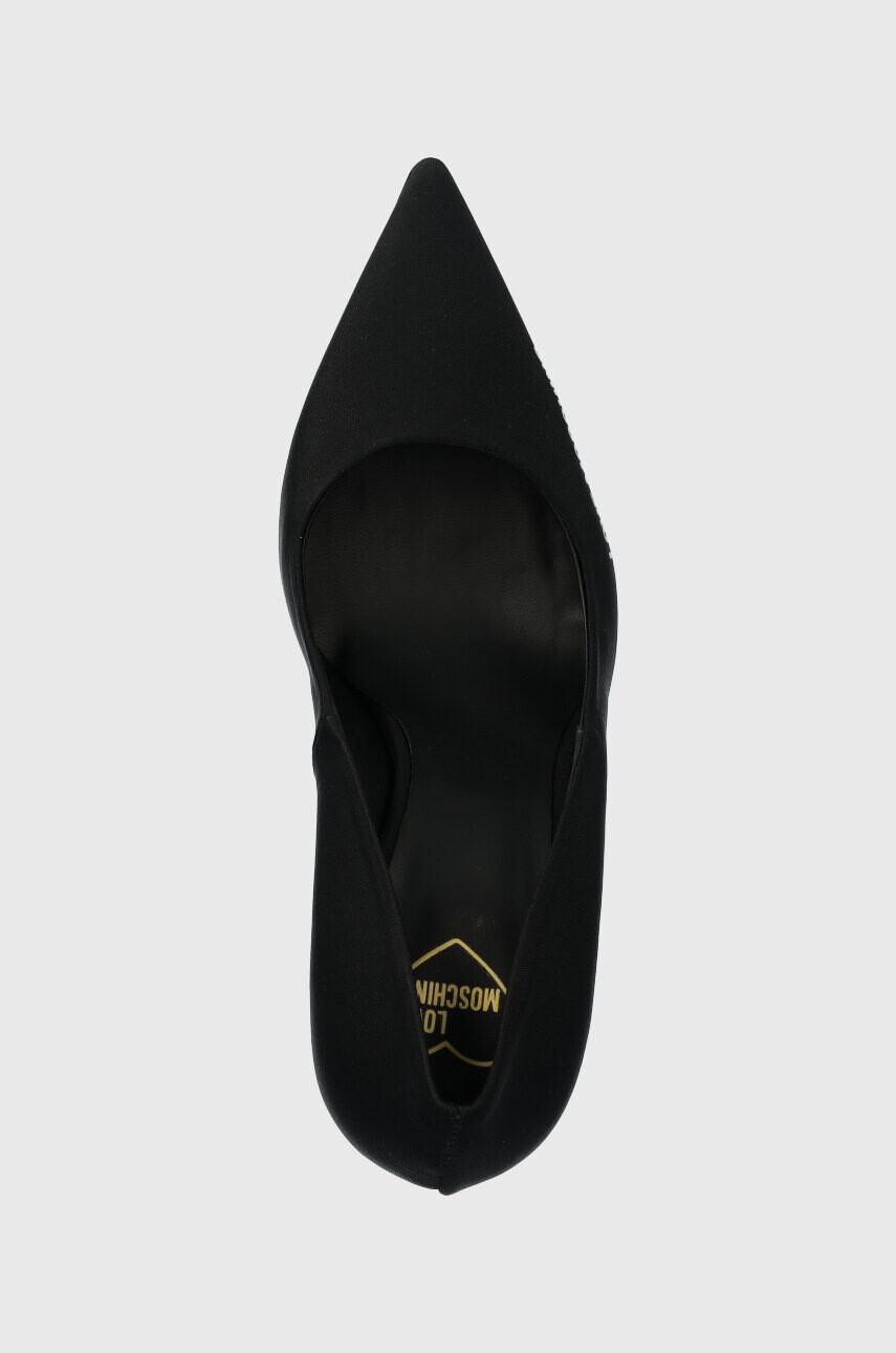 Love Moschino Обувки с висок ток в черно JA10089G0GIM0000 - Pepit.bg