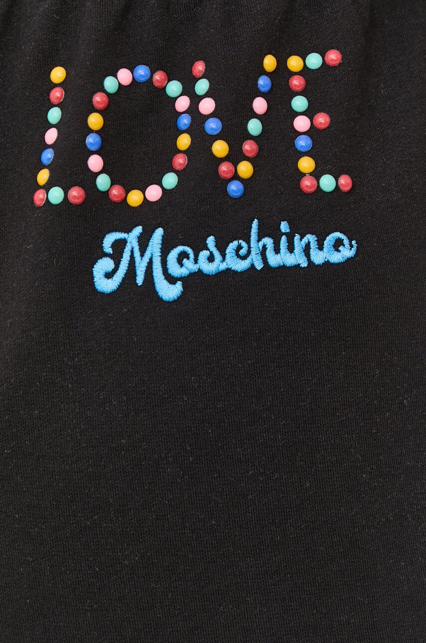 Love Moschino Памучен къс панталон - Pepit.bg