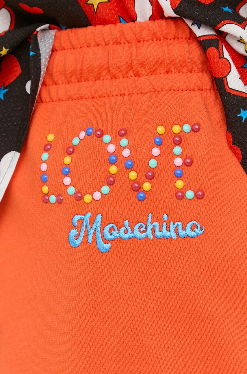 Love Moschino Памучен къс панталон - Pepit.bg