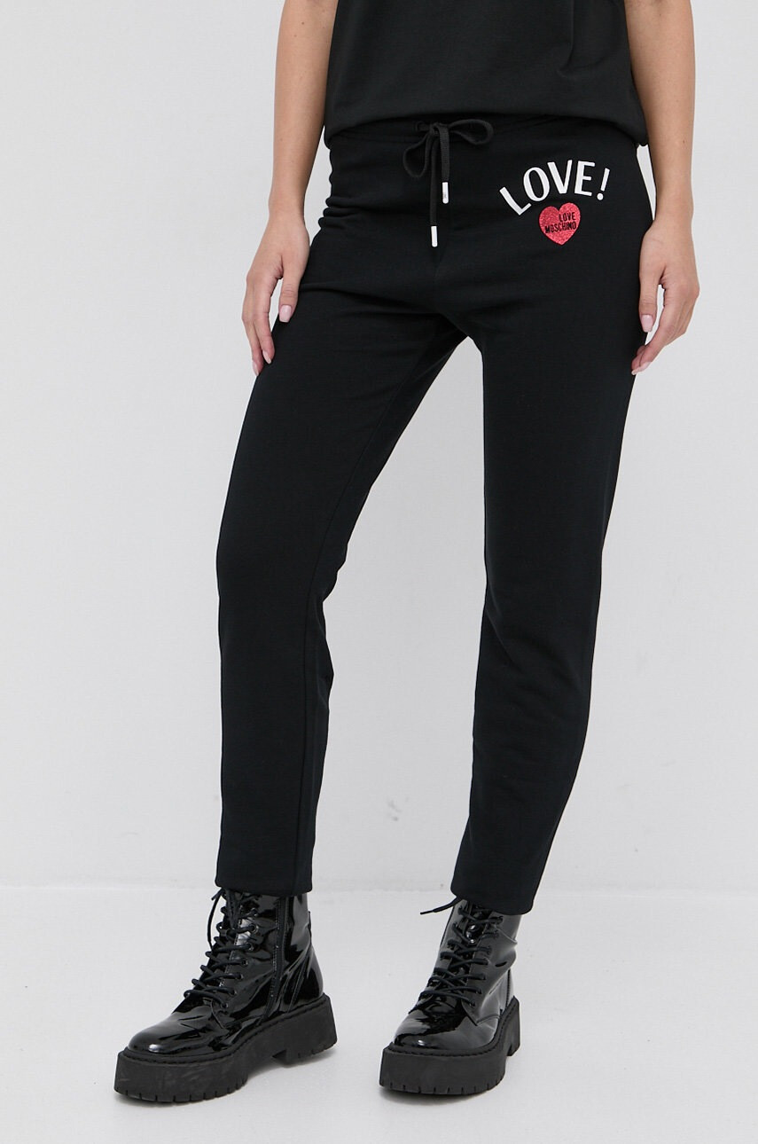 Love Moschino Памучен панталон - Pepit.bg