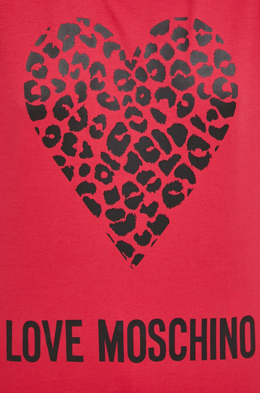 Love Moschino Памучна тениска - Pepit.bg