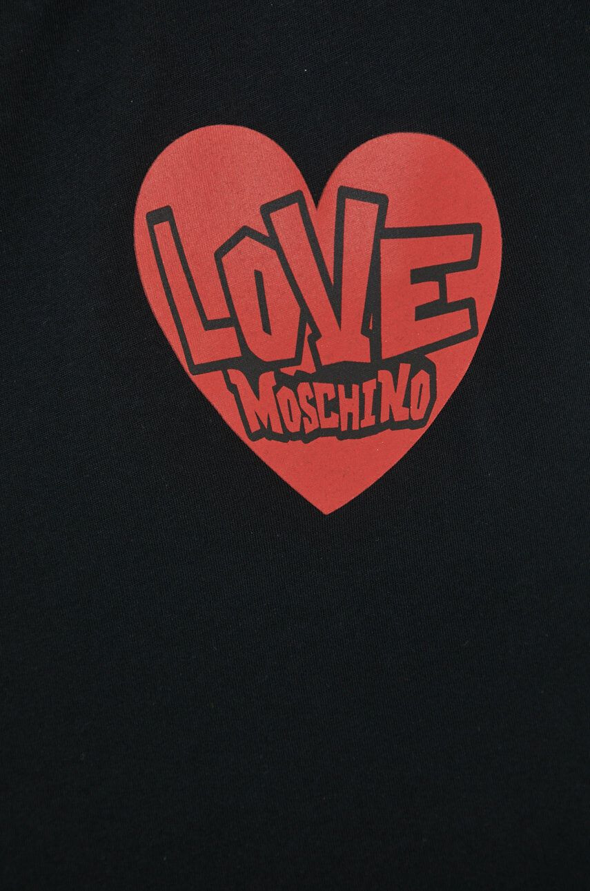 Love Moschino Памучна тениска - Pepit.bg