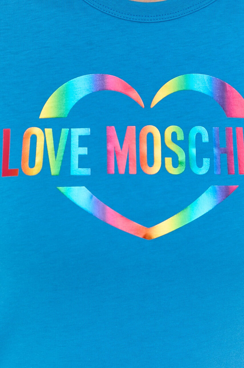 Love Moschino Памучна тениска - Pepit.bg