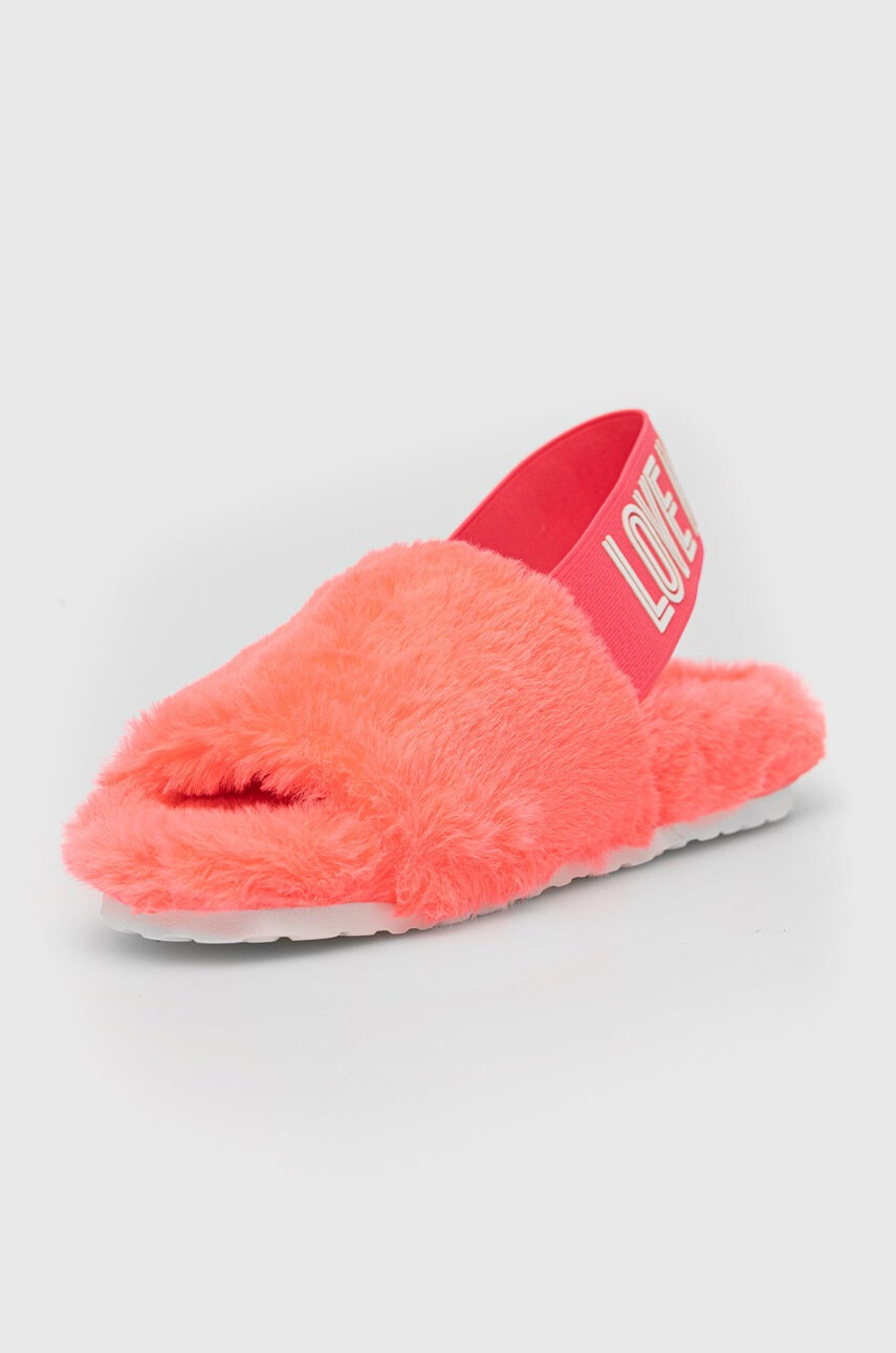 Love Moschino Пантофи в розово - Pepit.bg