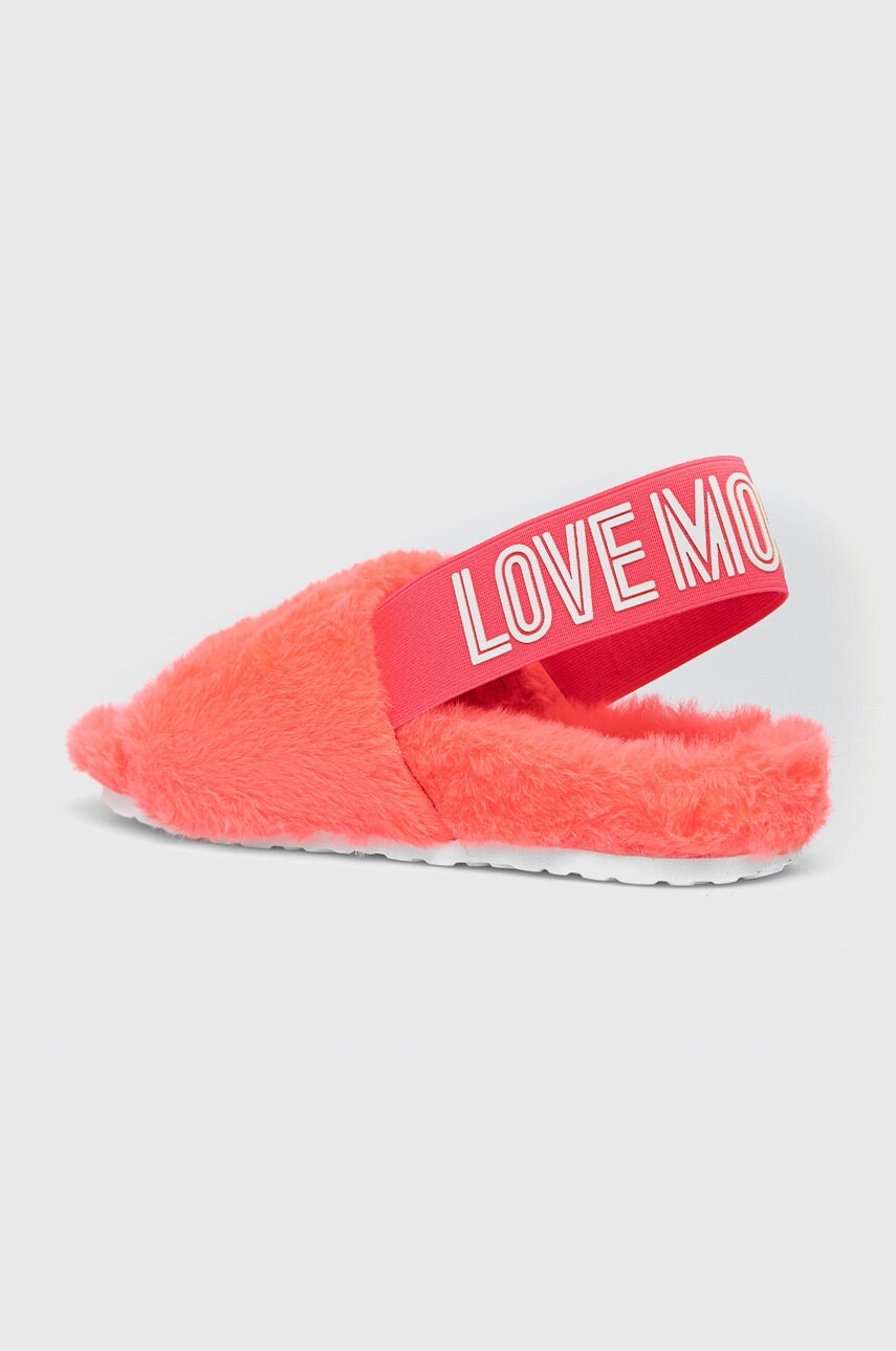 Love Moschino Пантофи в розово - Pepit.bg