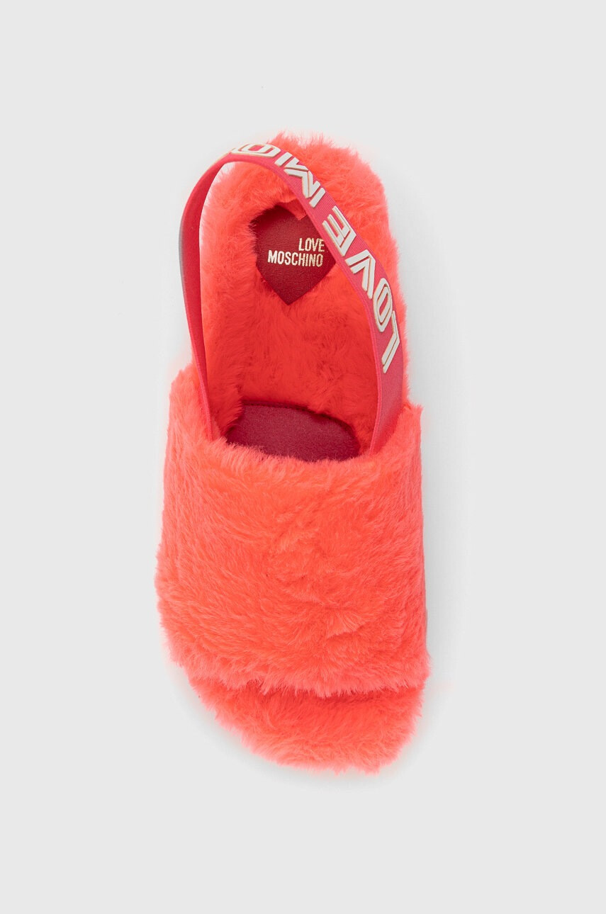 Love Moschino Пантофи в розово - Pepit.bg