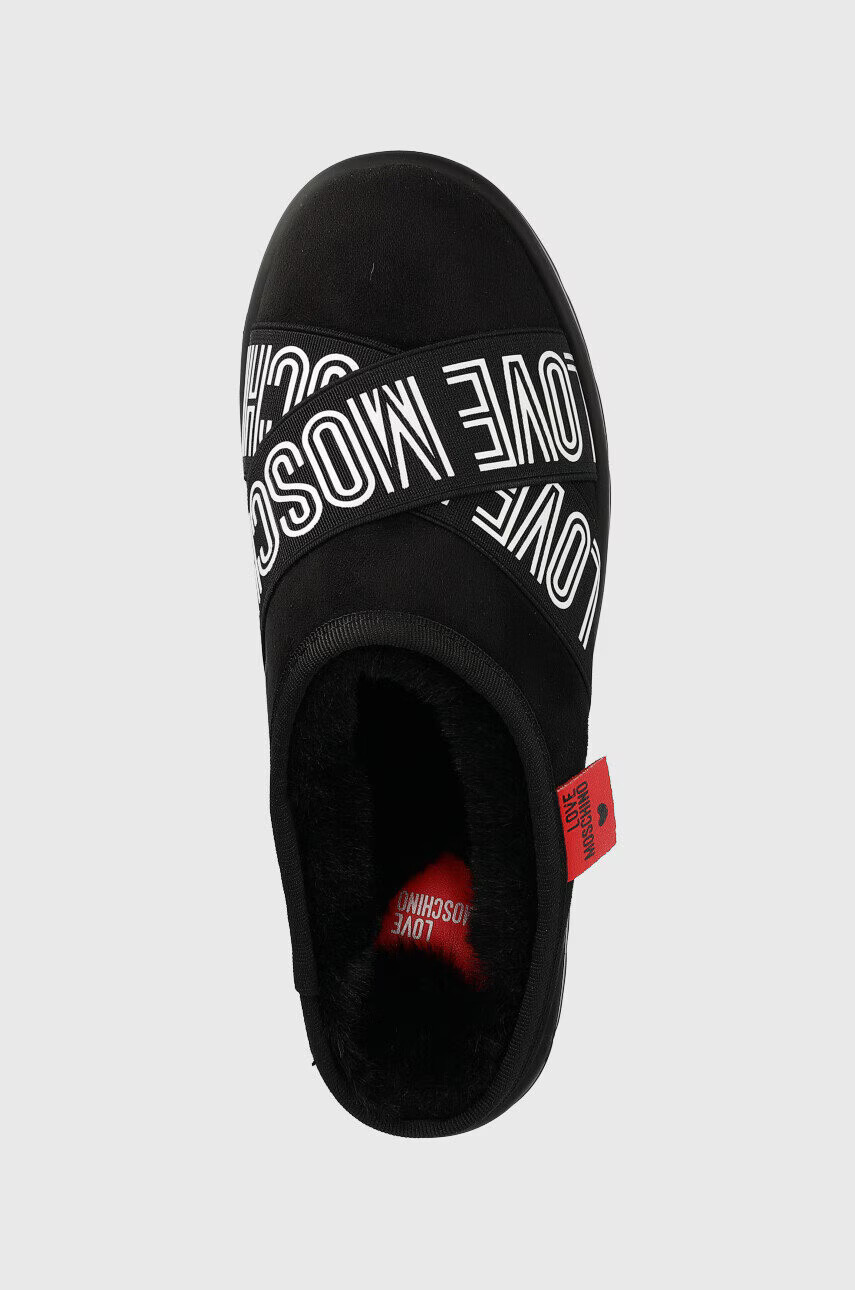 Love Moschino Пантофи в черно - Pepit.bg