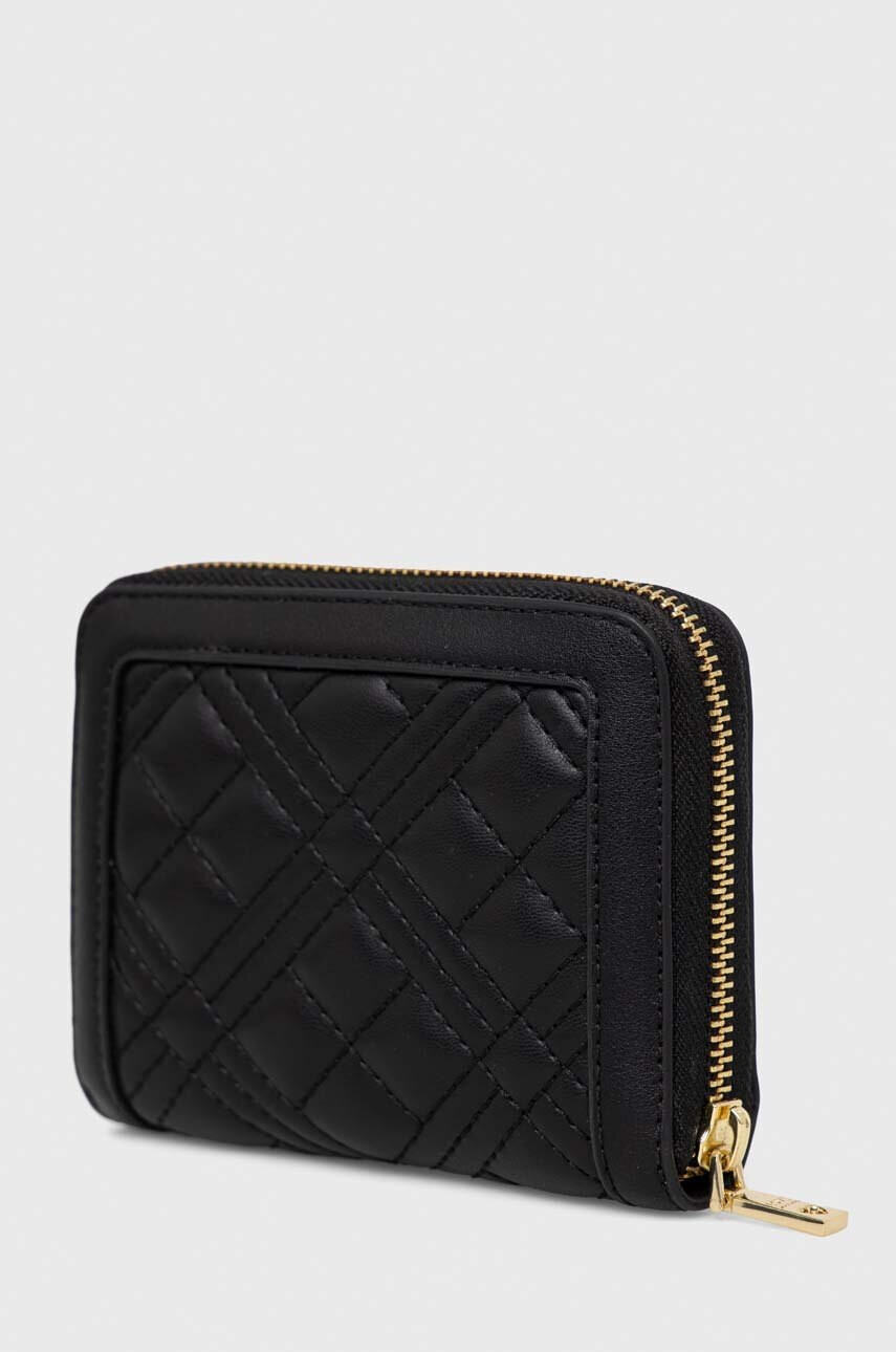 Love Moschino Портмоне дамски в черно - Pepit.bg