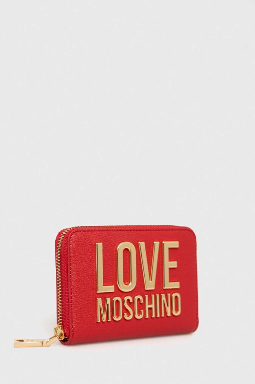 Love Moschino Портмоне дамски в черно - Pepit.bg