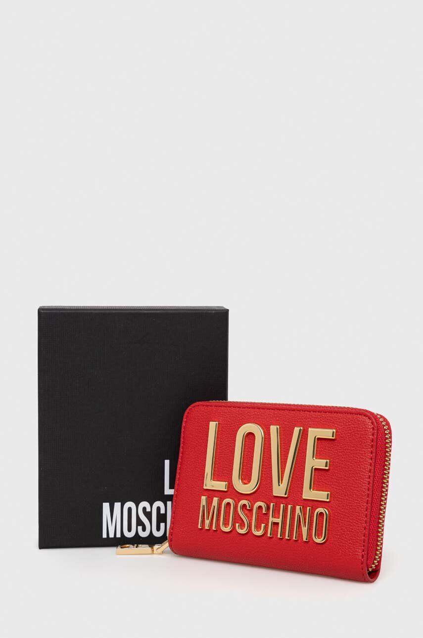 Love Moschino Портмоне дамски в черно - Pepit.bg