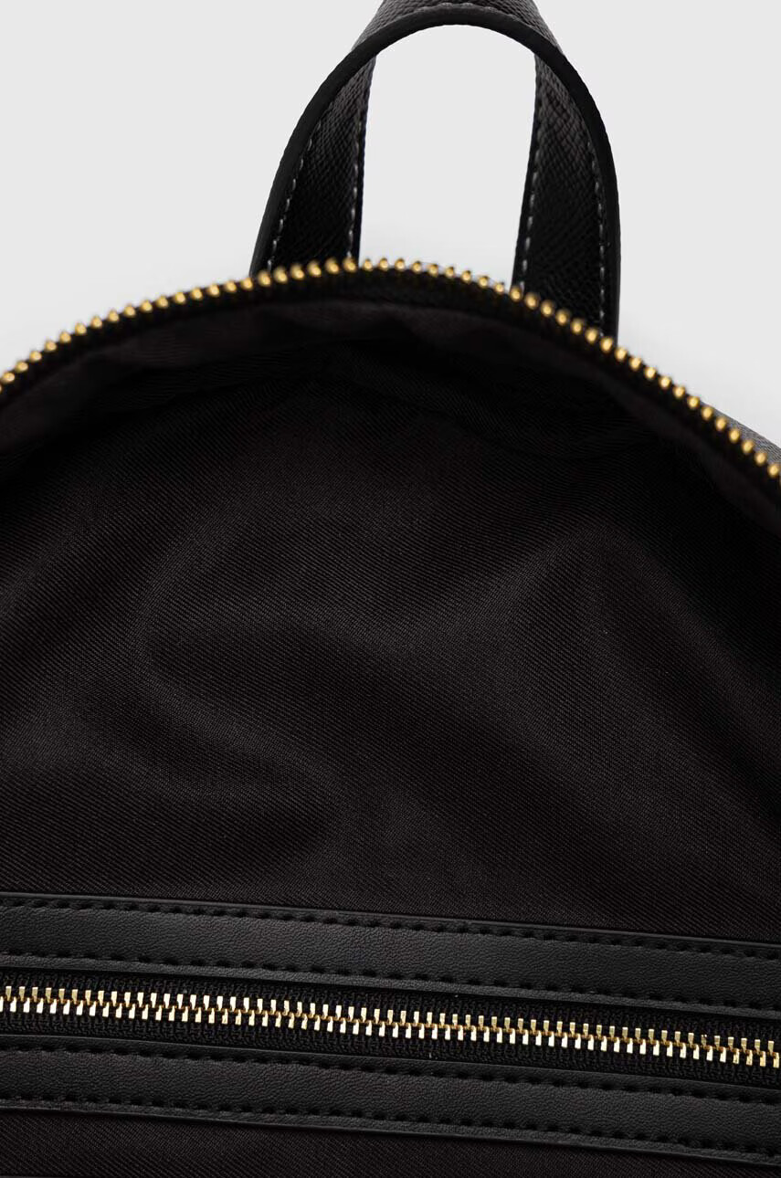 Love Moschino Раница в черно малък размер с апликация - Pepit.bg