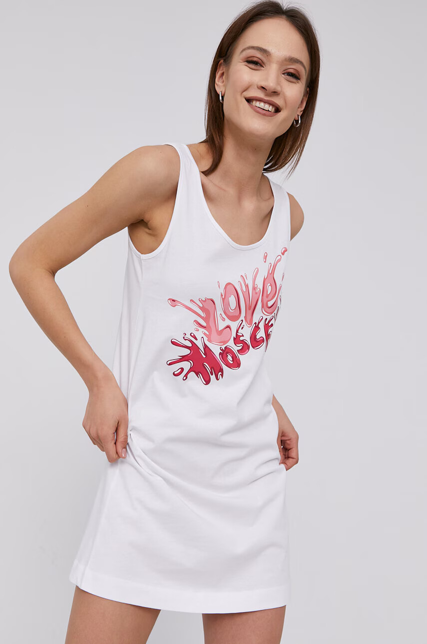 Love Moschino Рокля в черно къс модел със стандартна кройка - Pepit.bg