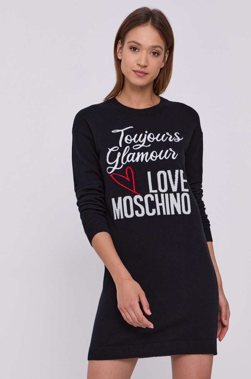 Love Moschino Рокля дълъг модел разкроен модел - Pepit.bg