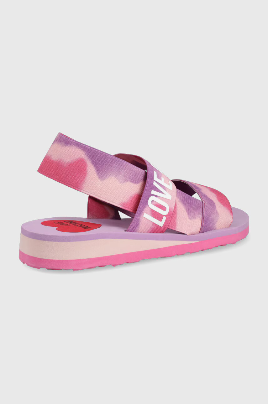 Love Moschino Сандали дамско в розово - Pepit.bg