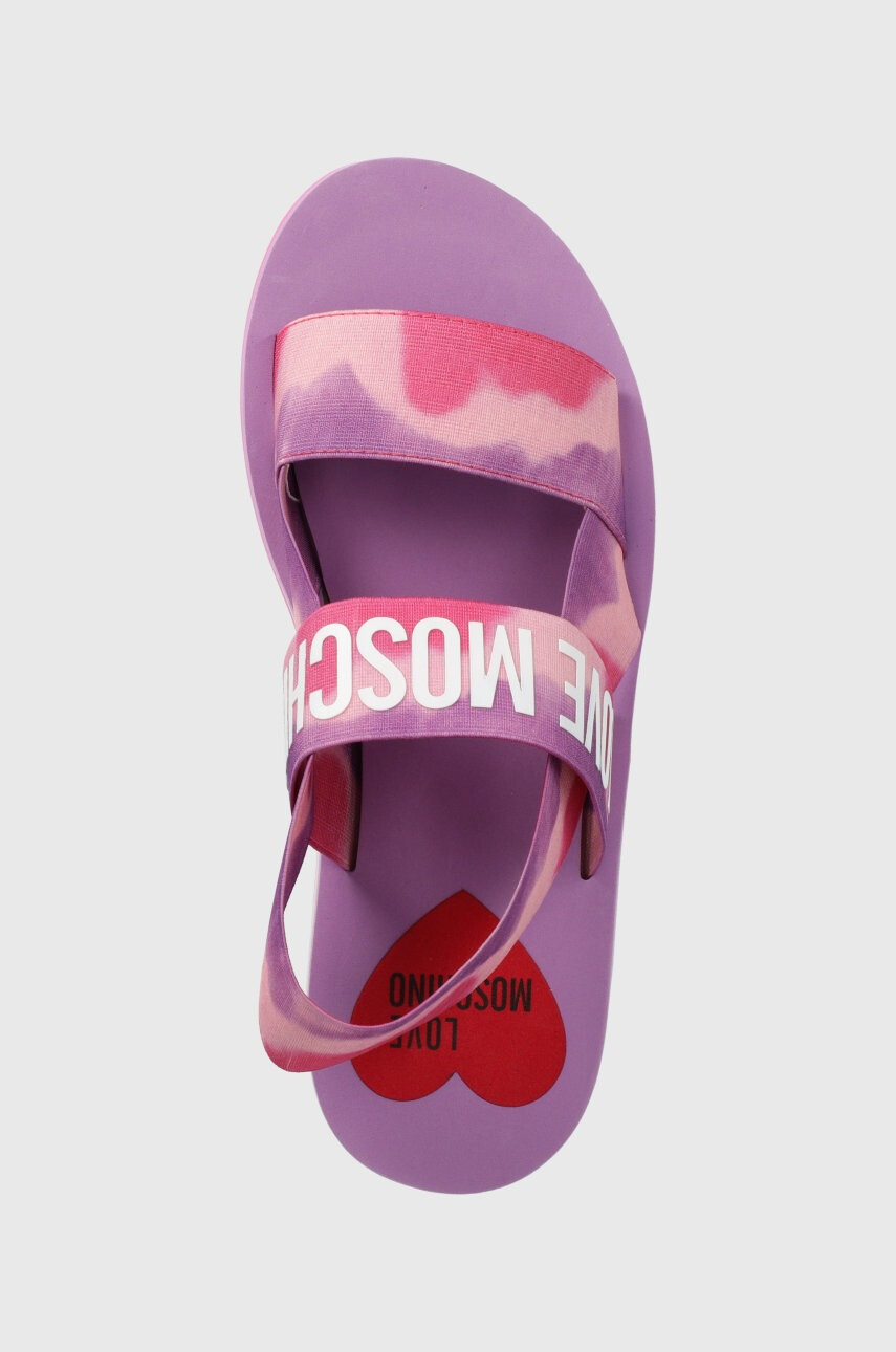 Love Moschino Сандали дамско в розово - Pepit.bg