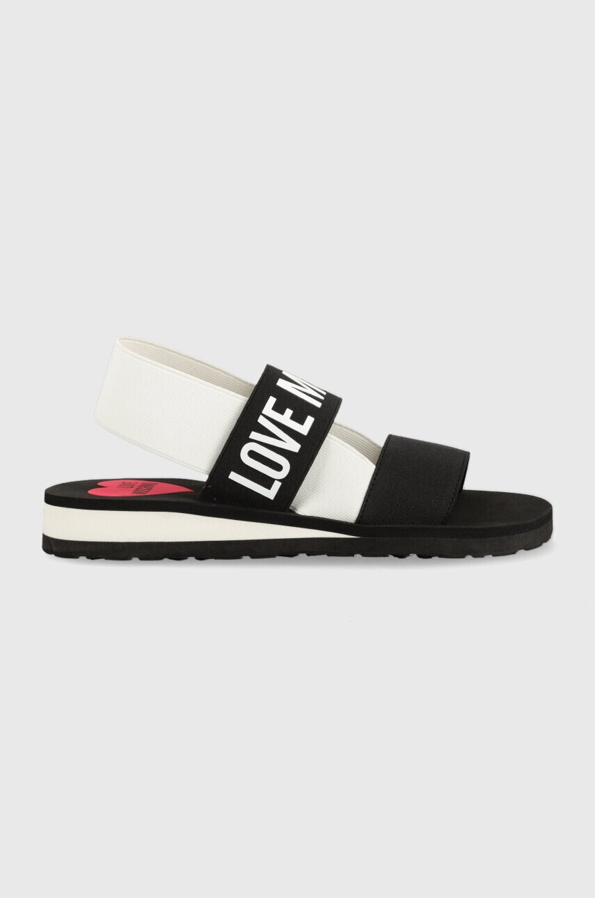 Love Moschino Сандали в сребристо JA16033G0GJN400A - Pepit.bg