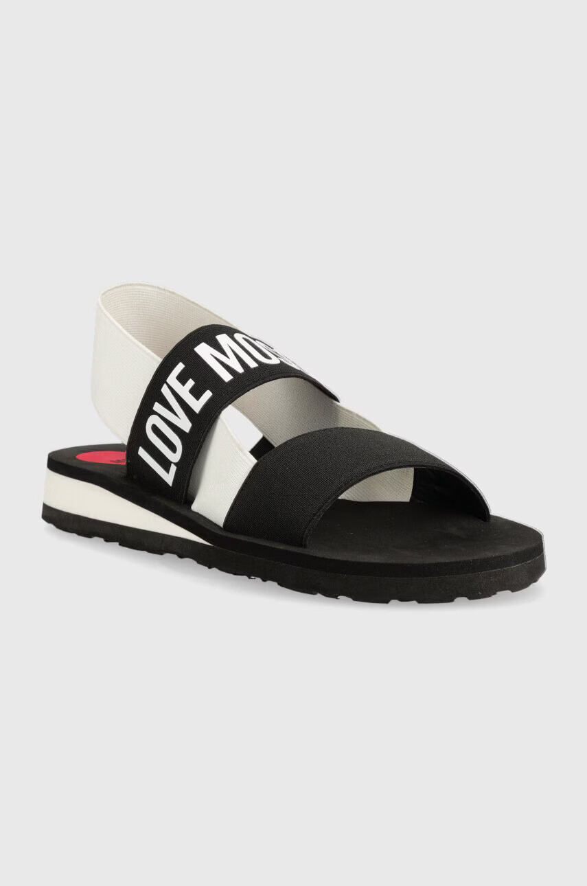 Love Moschino Сандали в сребристо JA16033G0GJN400A - Pepit.bg