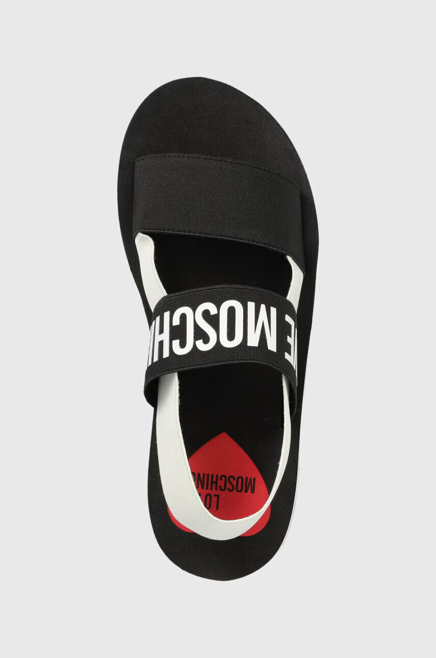 Love Moschino Сандали в сребристо JA16033G0GJN400A - Pepit.bg
