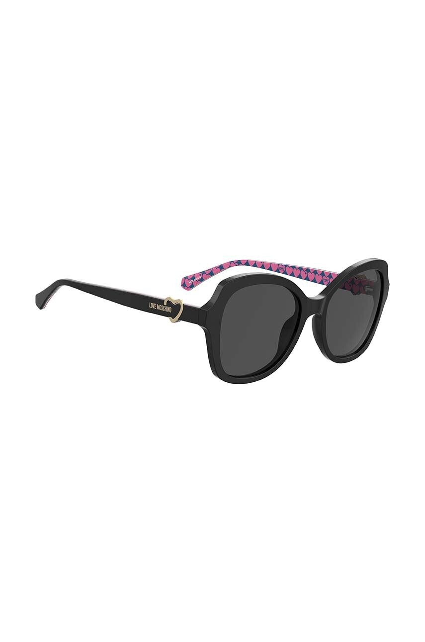 Love Moschino Слънчеви очила в черно - Pepit.bg