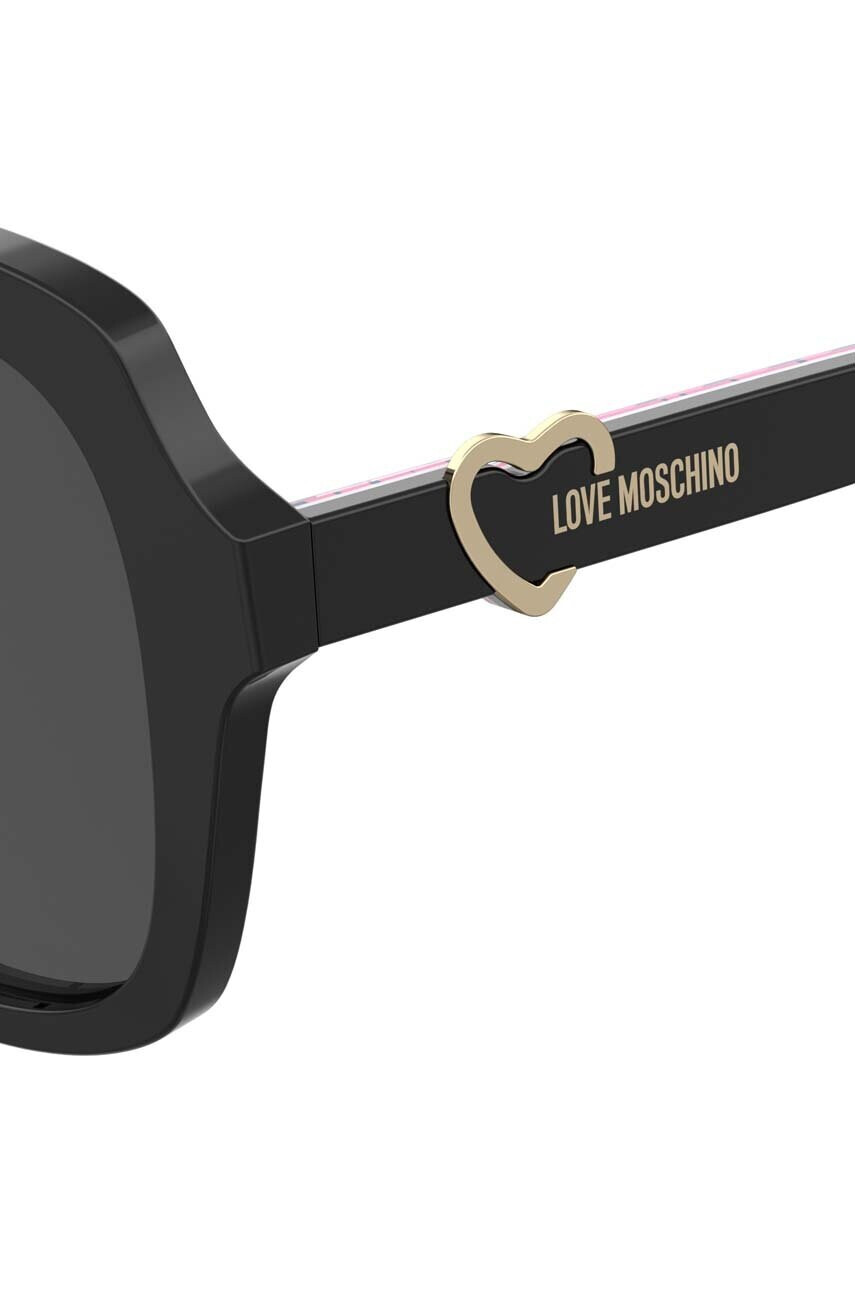 Love Moschino Слънчеви очила в черно - Pepit.bg