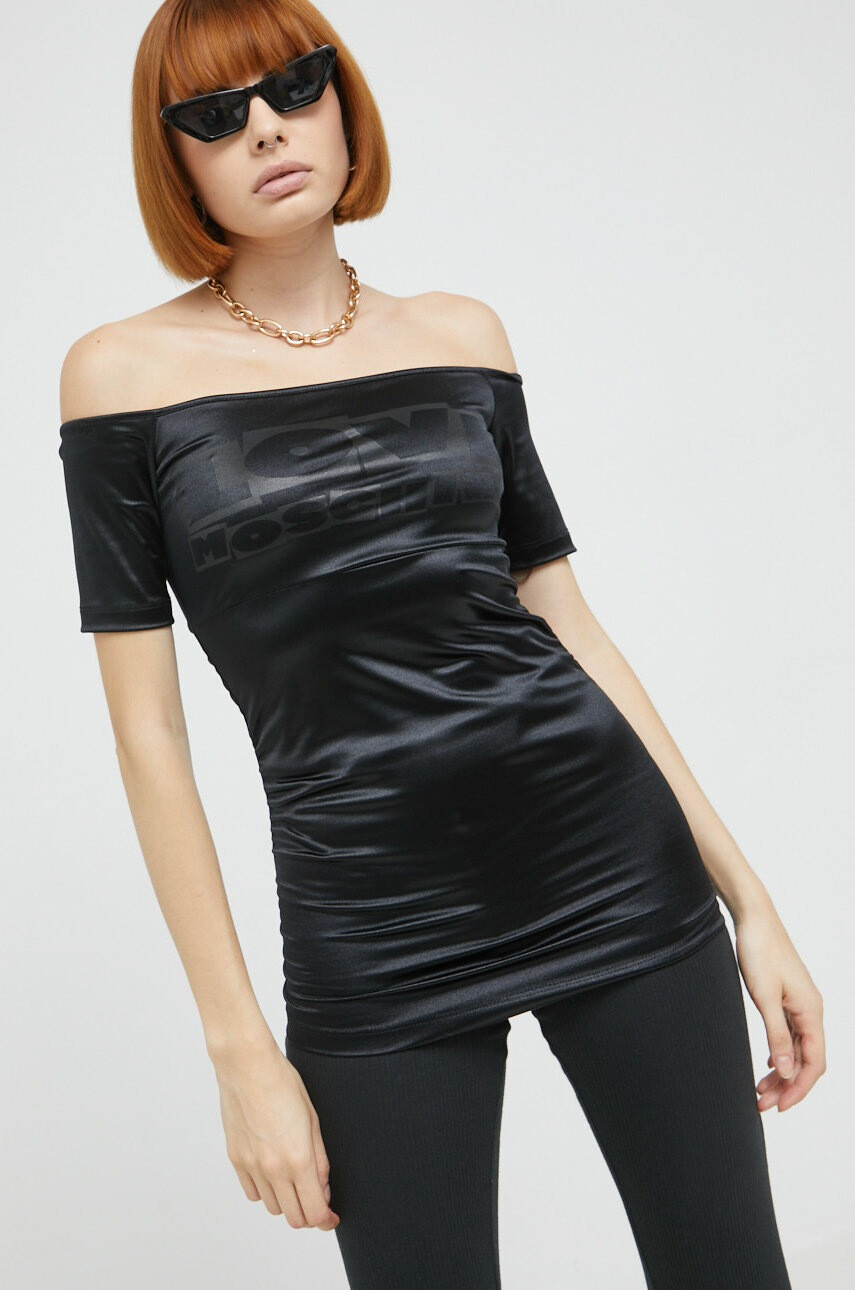 Love Moschino Тениска дамска в черно - Pepit.bg