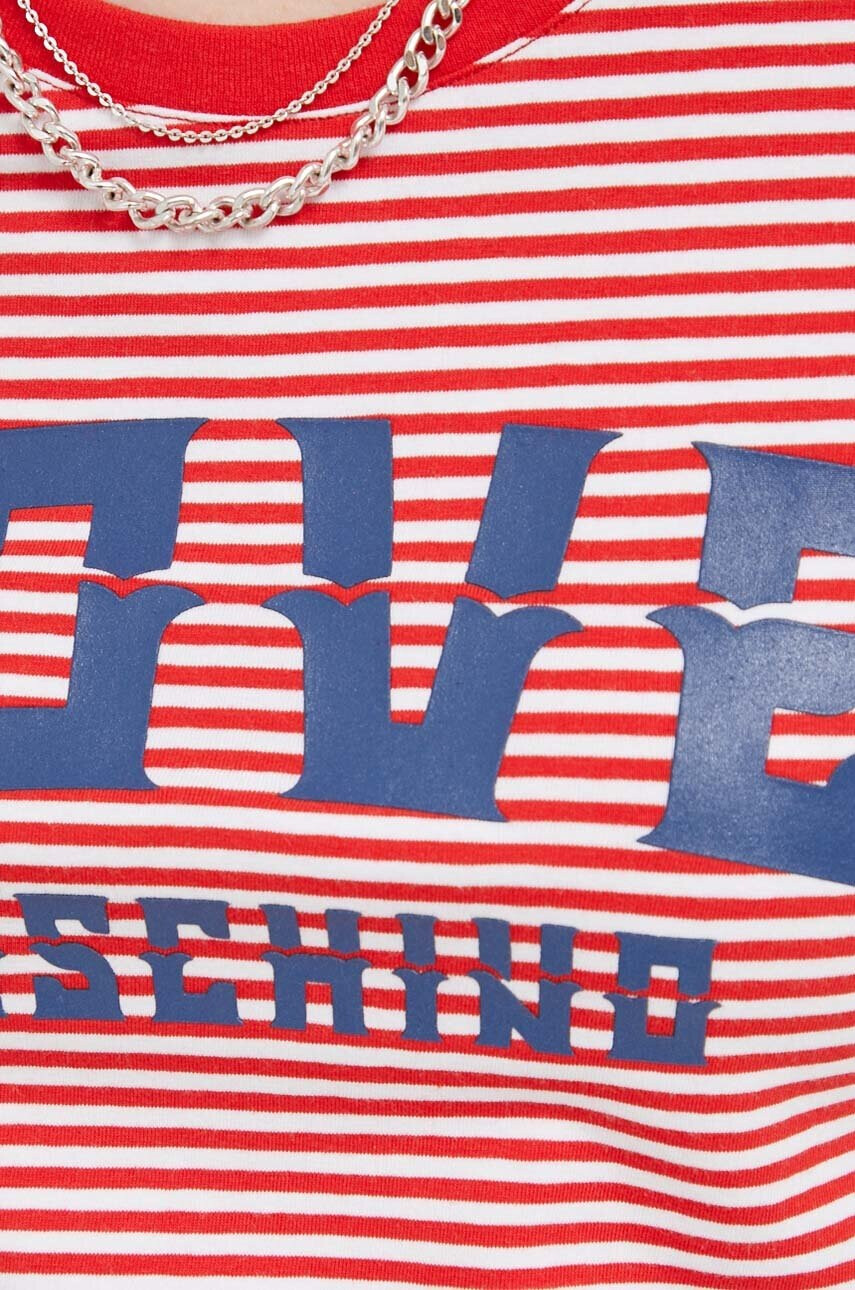 Love Moschino Тениска в червено - Pepit.bg