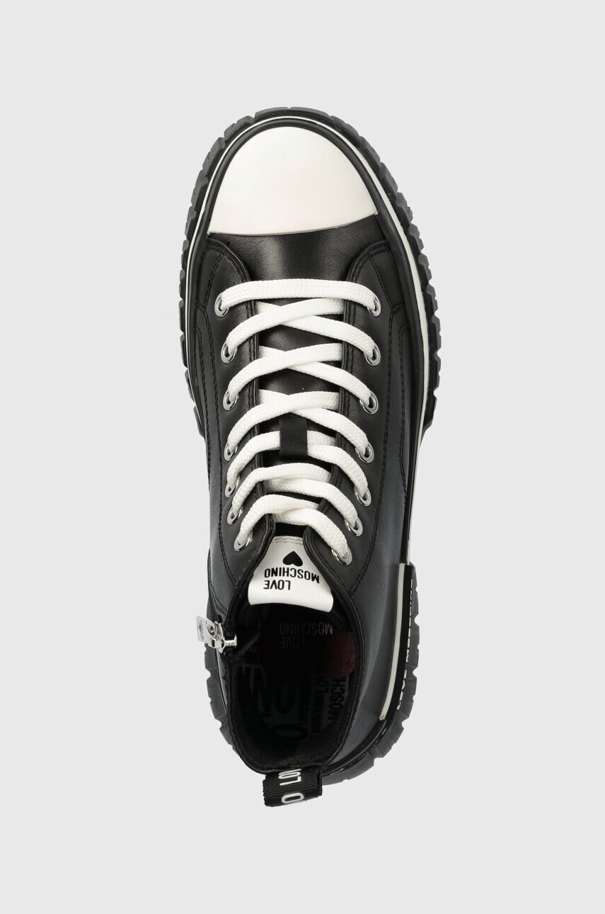 Love Moschino Високи кецове в черно JA15505G1HIA0000 - Pepit.bg