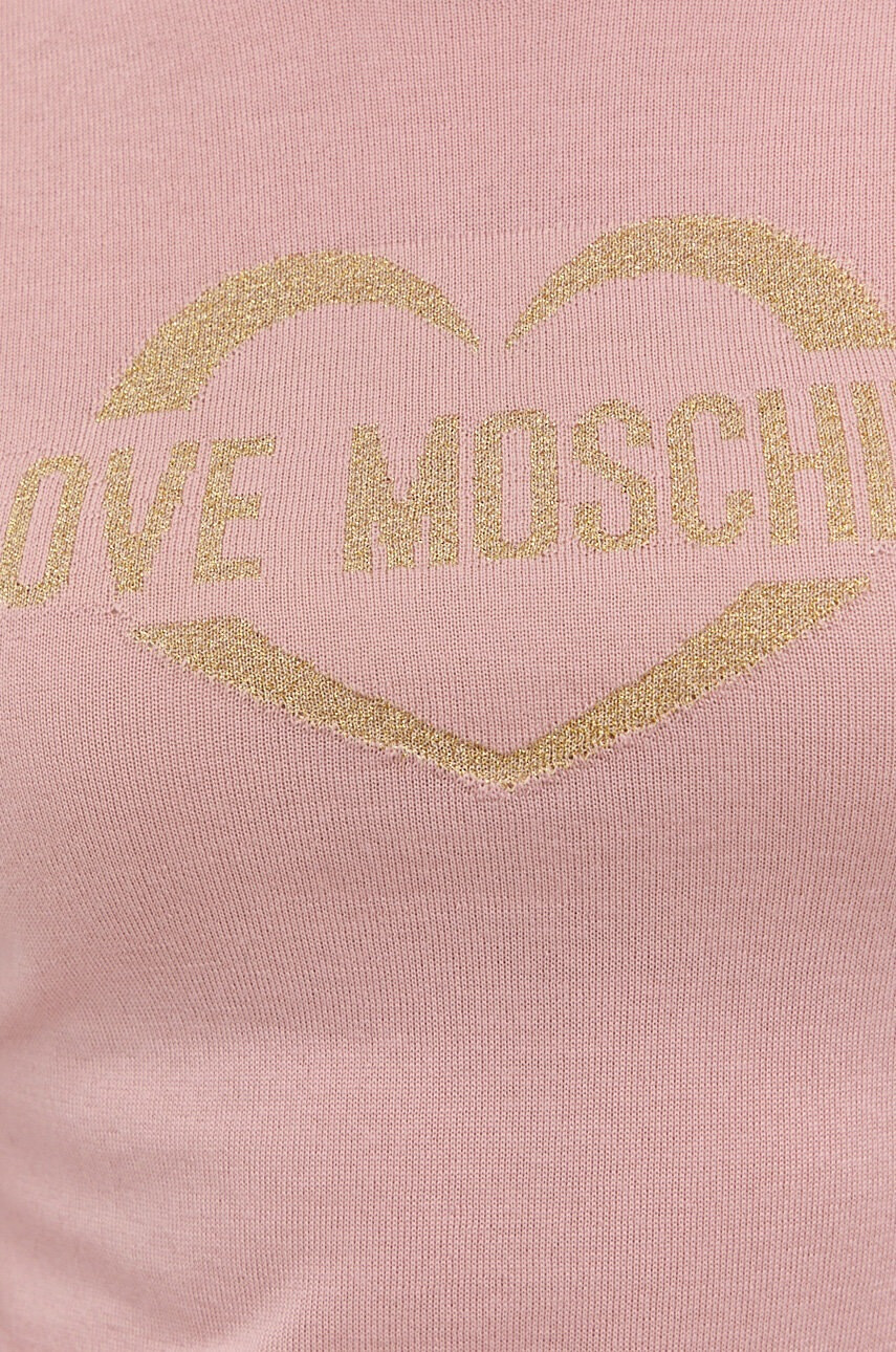 Love Moschino Вълнен пуловер - Pepit.bg