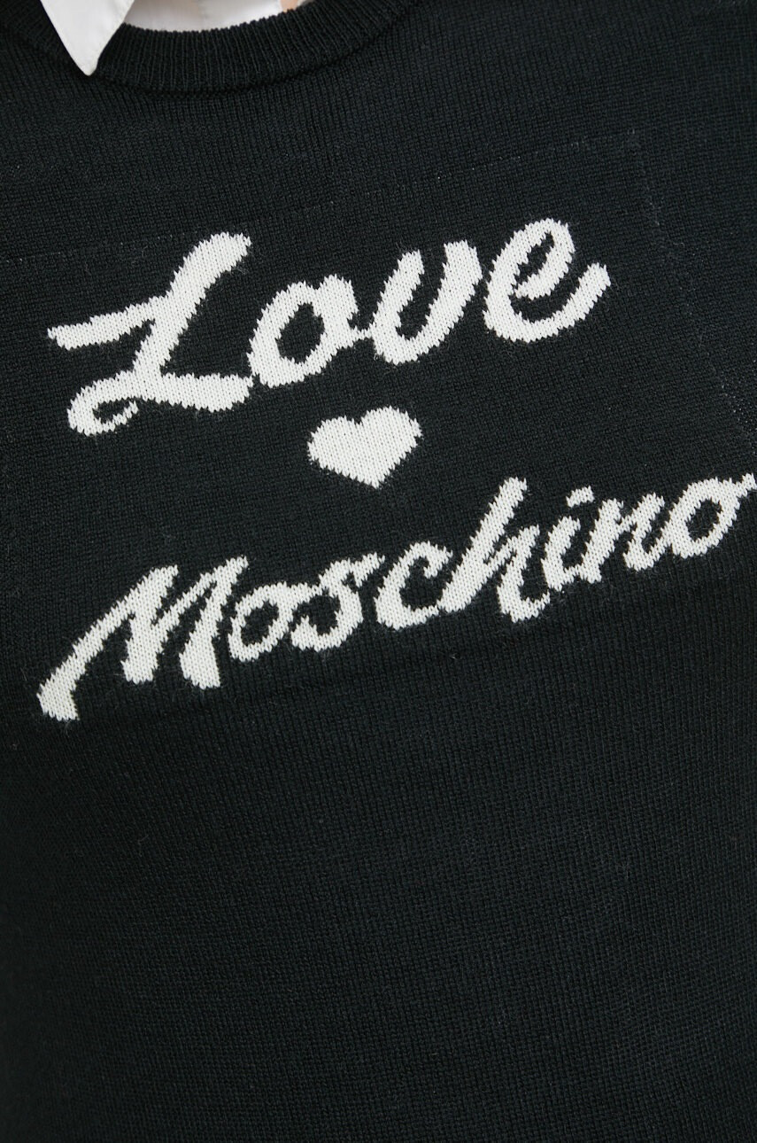 Love Moschino Вълнен пуловер - Pepit.bg