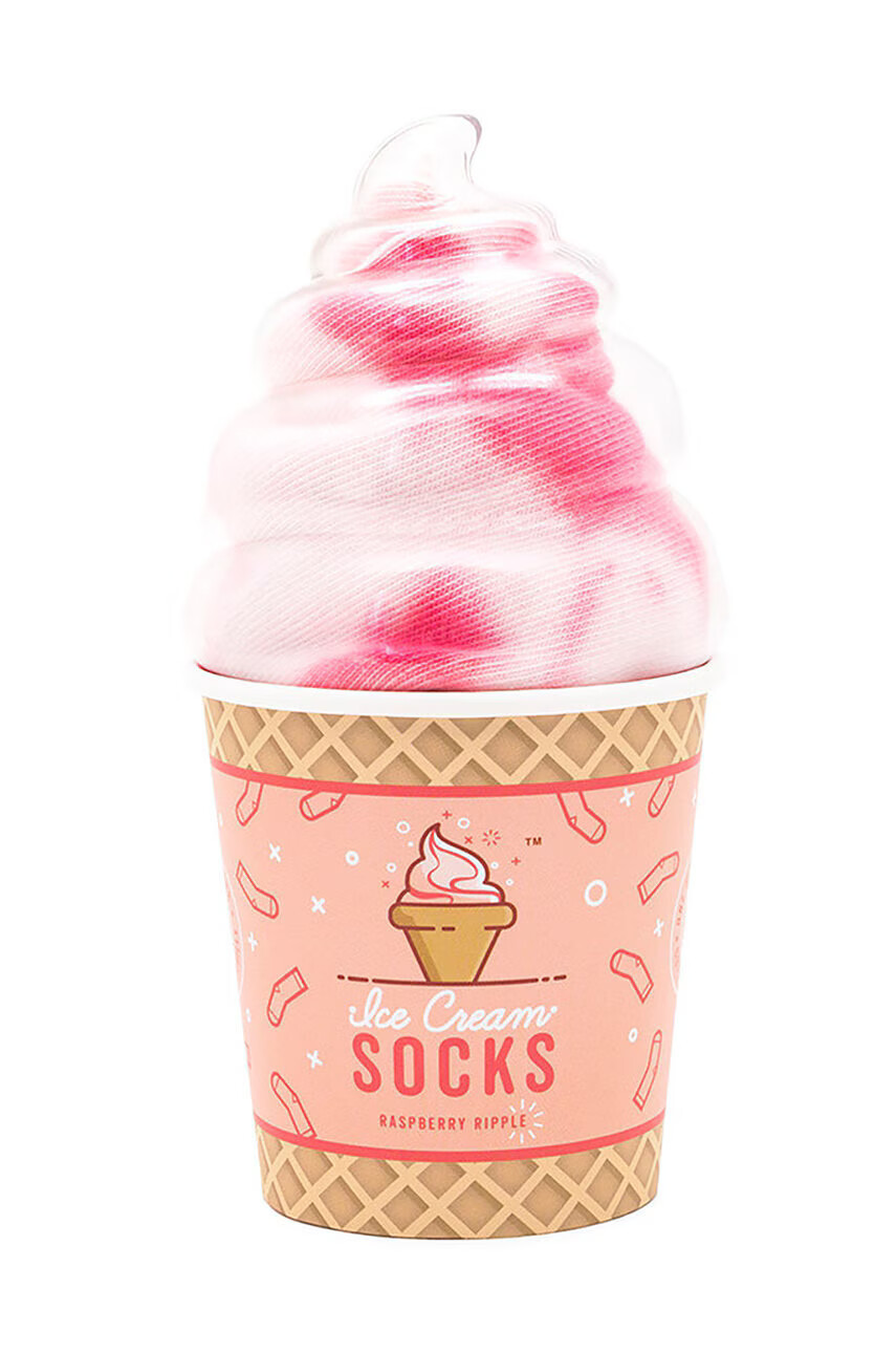Luckies of London памучни чорапи Raspberry Ripple Ice Cream - Pepit.bg