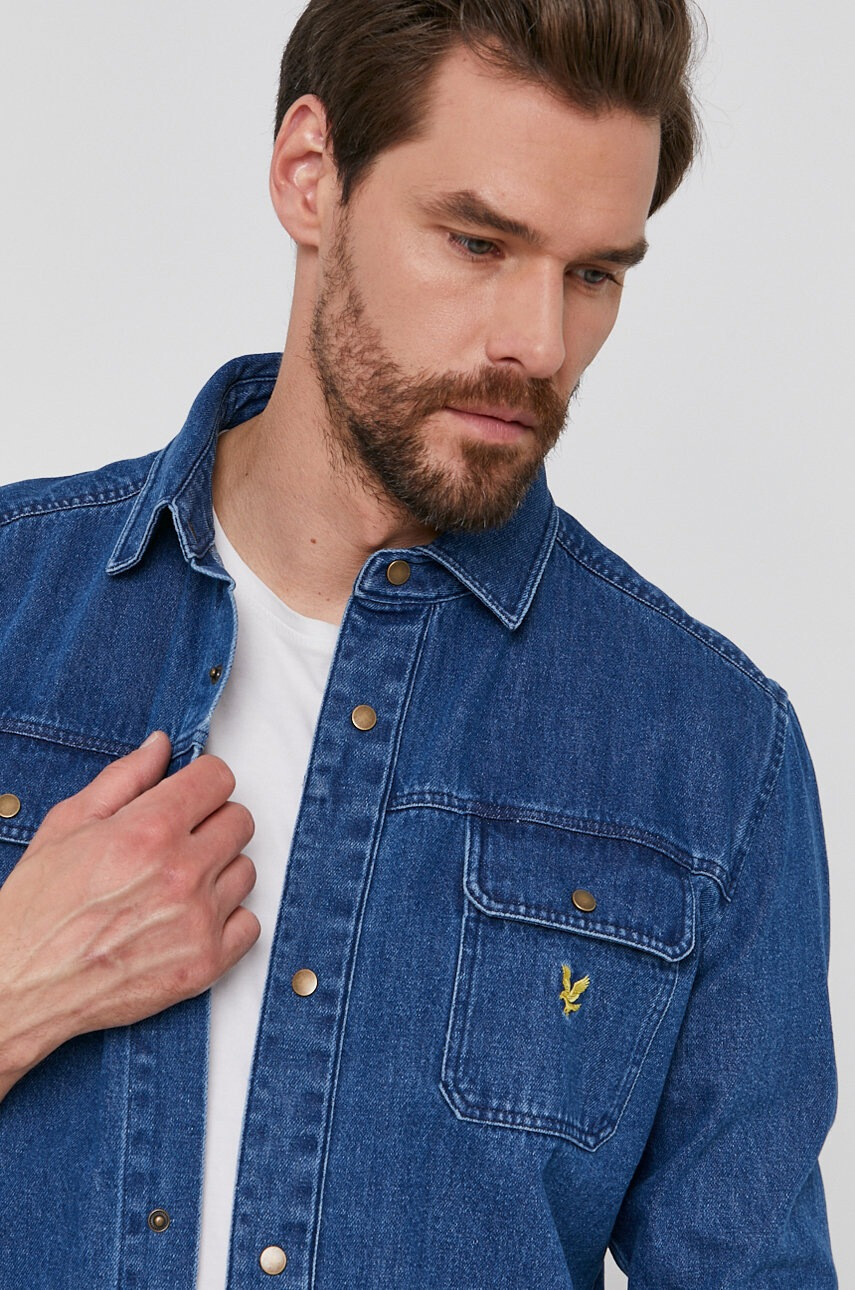 Lyle & Scott Дънкова риза от памук - Pepit.bg