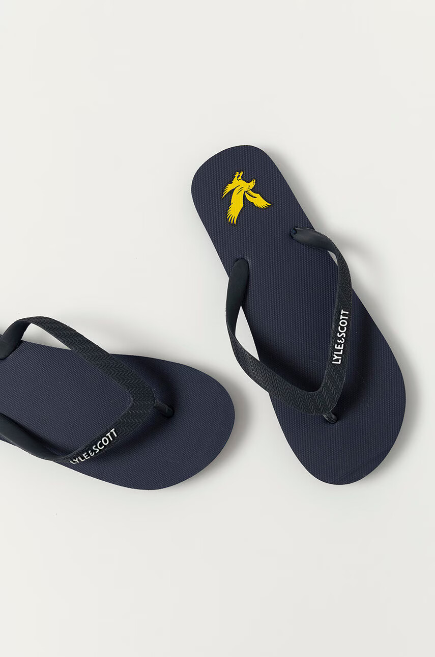 Lyle & Scott Джапанки мъжки в тъмносиньо - Pepit.bg