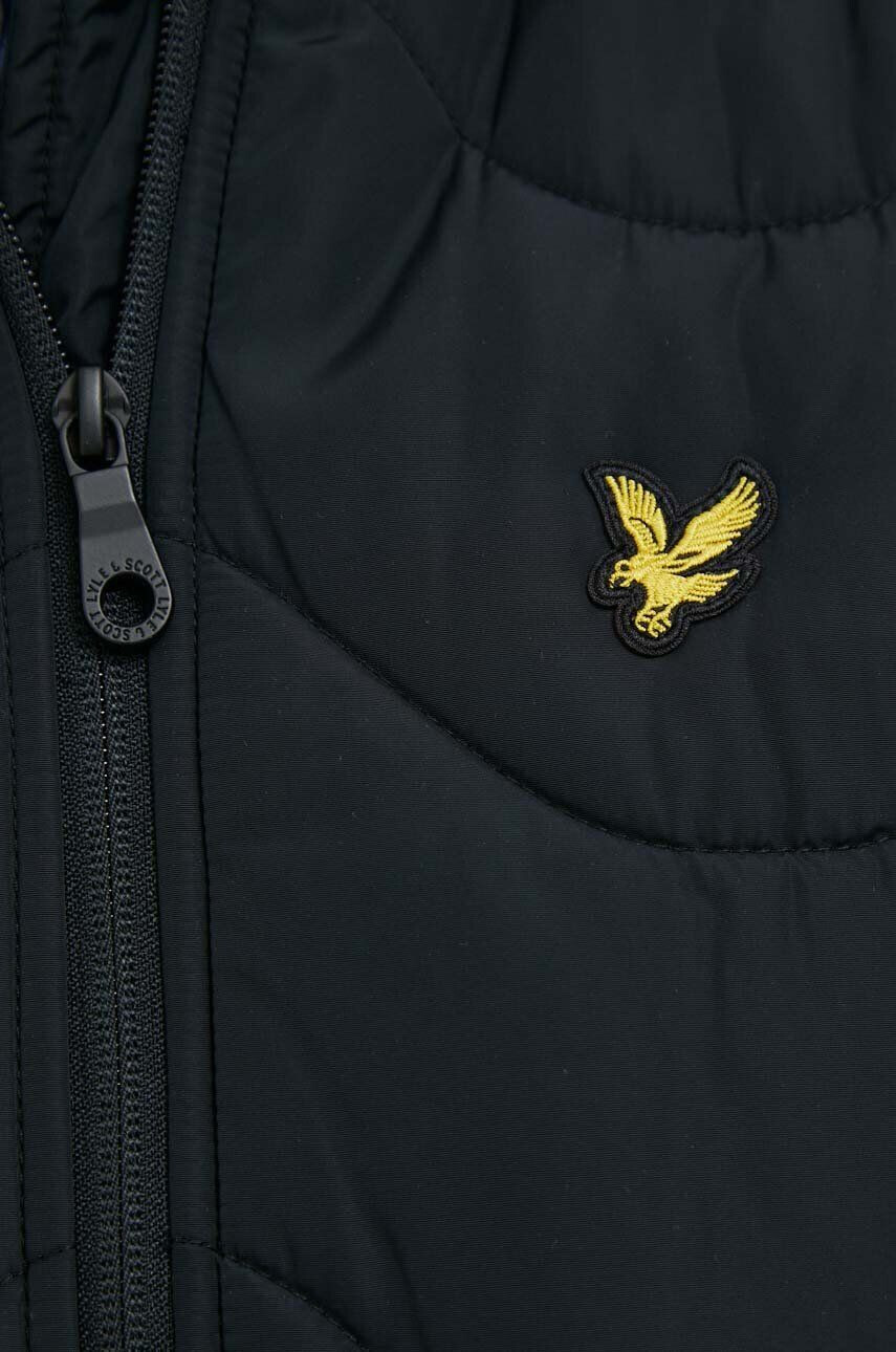 Lyle & Scott Елек мъжки в тъмносиньо преходен модел - Pepit.bg