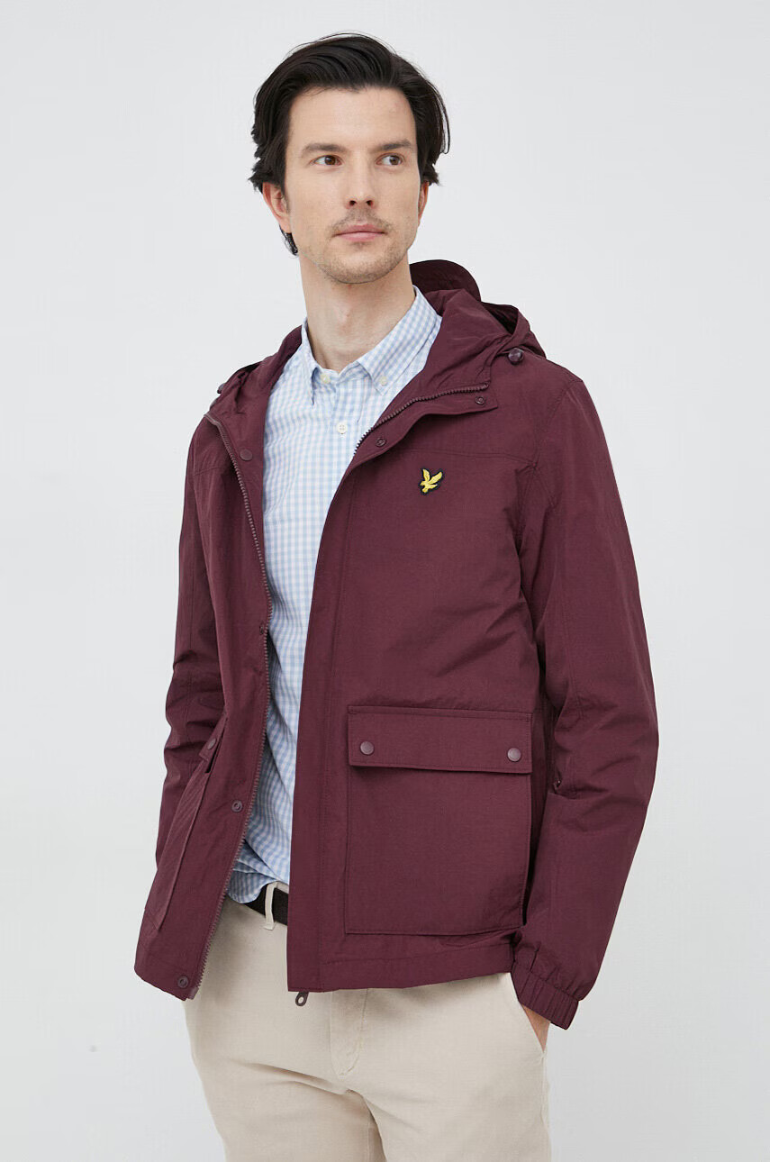 Lyle & Scott Яке в лилаво с преходна изолация - Pepit.bg