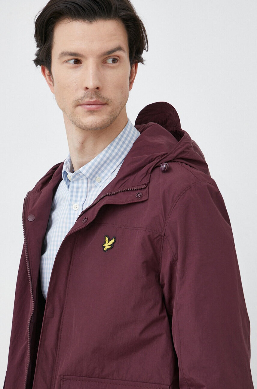 Lyle & Scott Яке в лилаво с преходна изолация - Pepit.bg