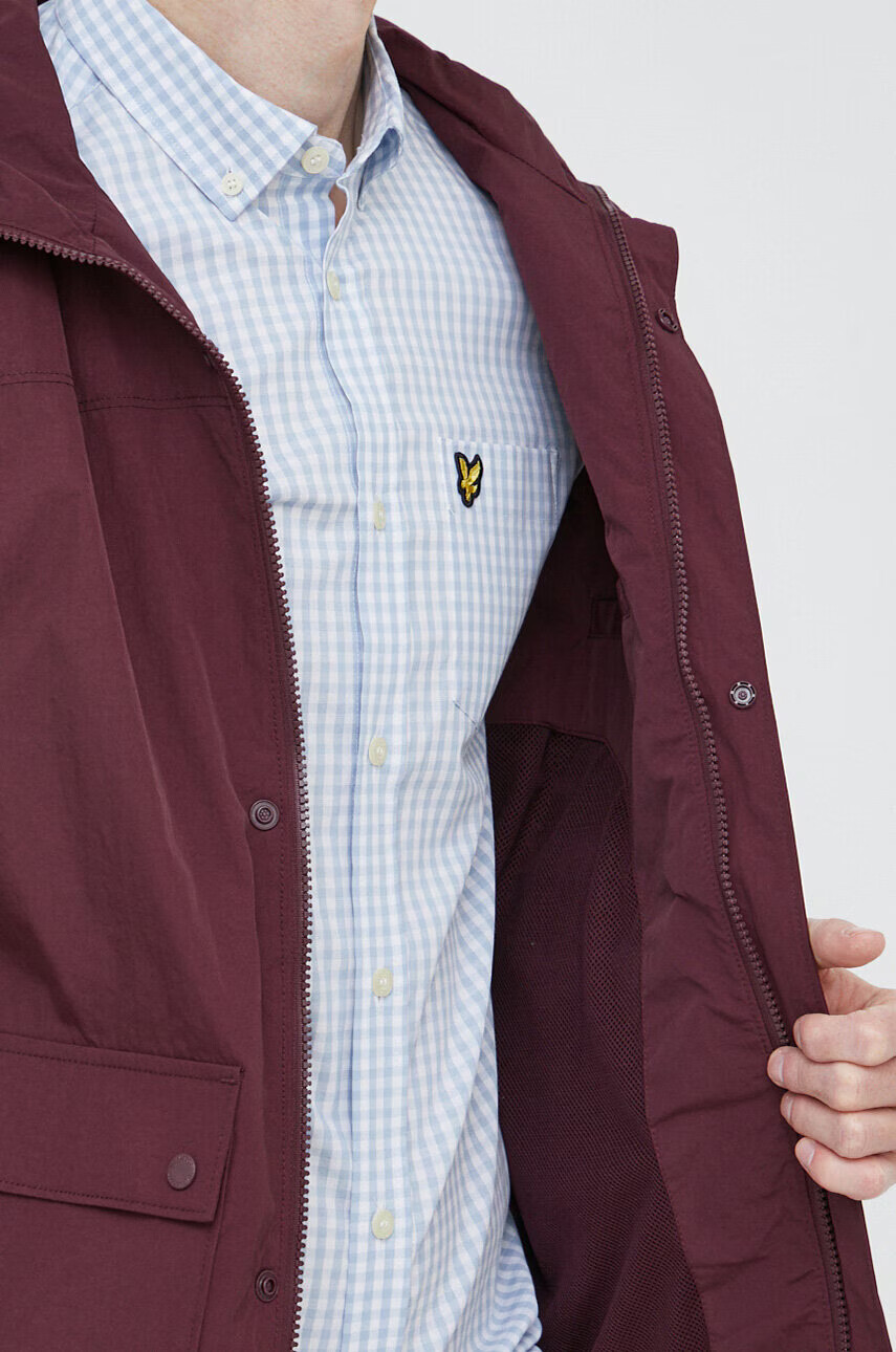 Lyle & Scott Яке в лилаво с преходна изолация - Pepit.bg