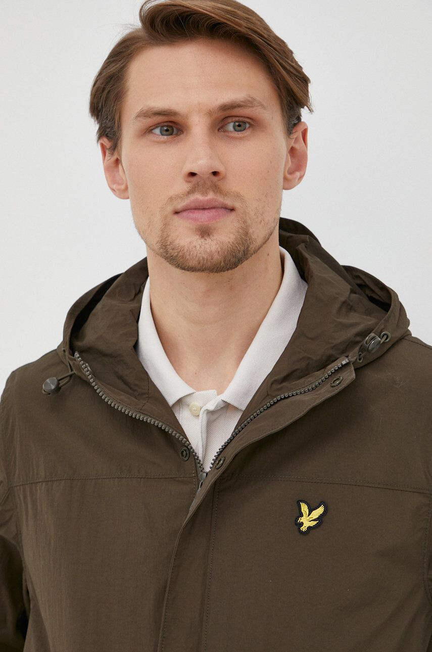 Lyle & Scott Яке мъжка в зелено с преходна изолация - Pepit.bg