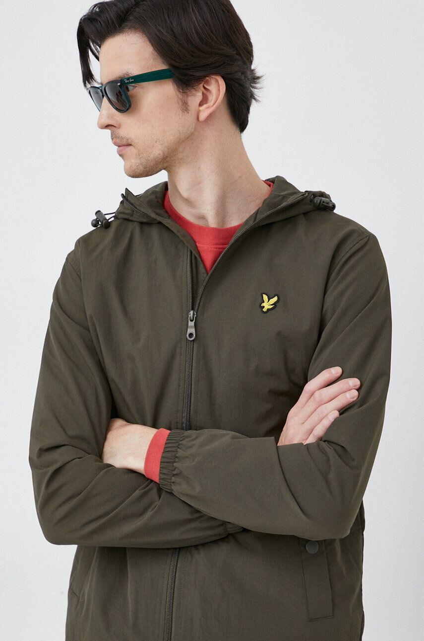 Lyle & Scott Яке в зелено с преходна изолация - Pepit.bg