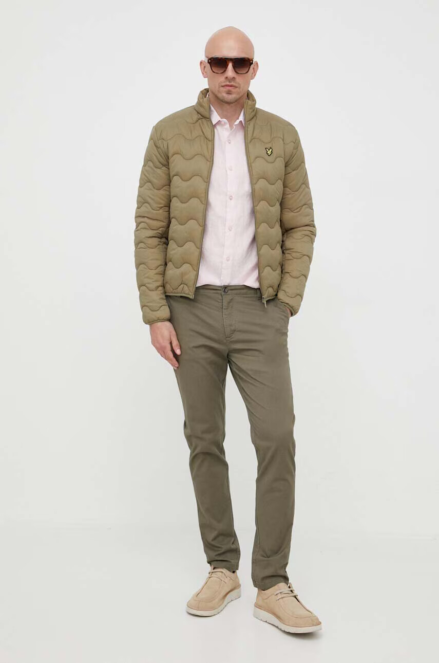 Lyle & Scott Яке в зелено с преходна изолация - Pepit.bg