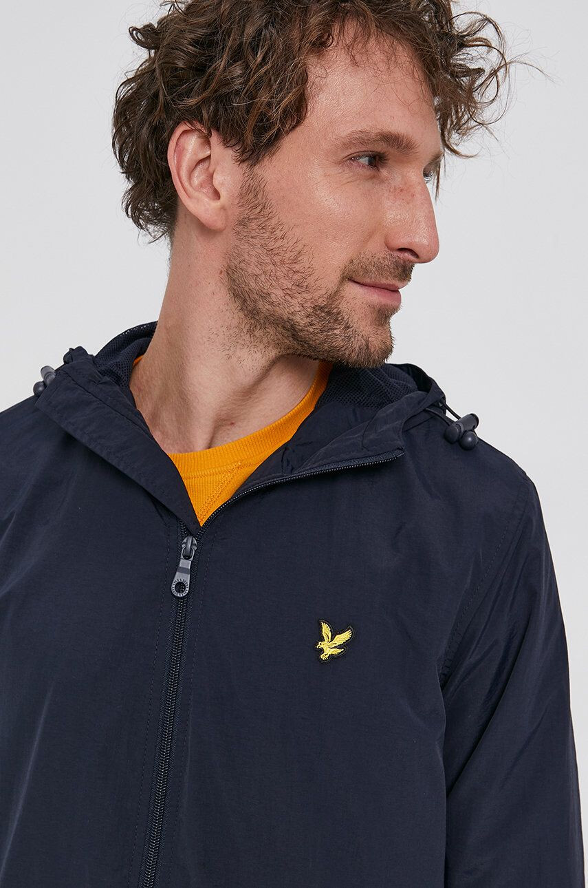 Lyle & Scott Яке мъжко в тъмносиньо с преходна изолация - Pepit.bg