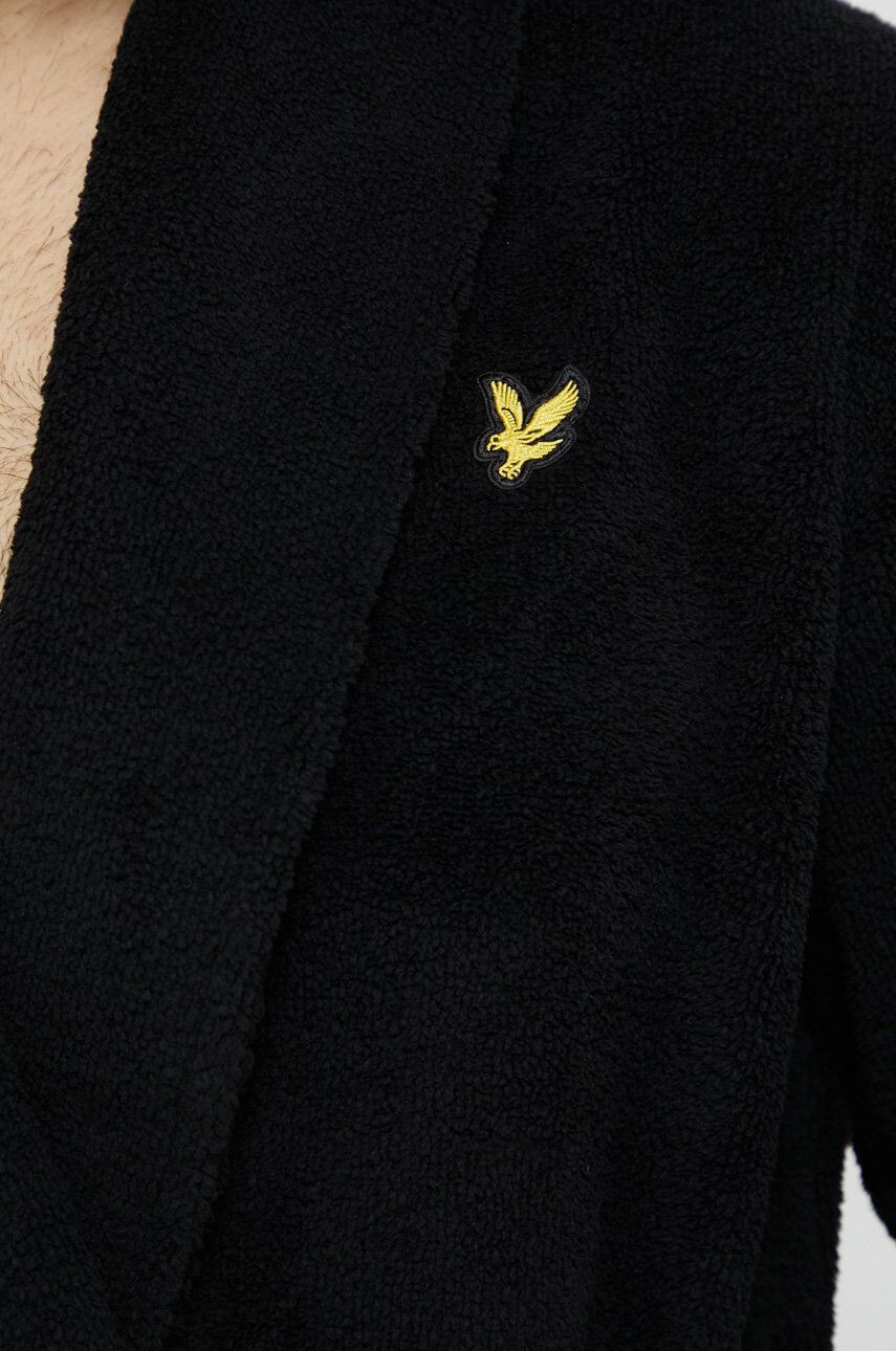 Lyle & Scott Халат в черно - Pepit.bg