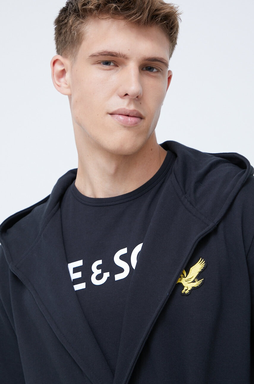 Lyle & Scott Памучен халат Enzo - Pepit.bg