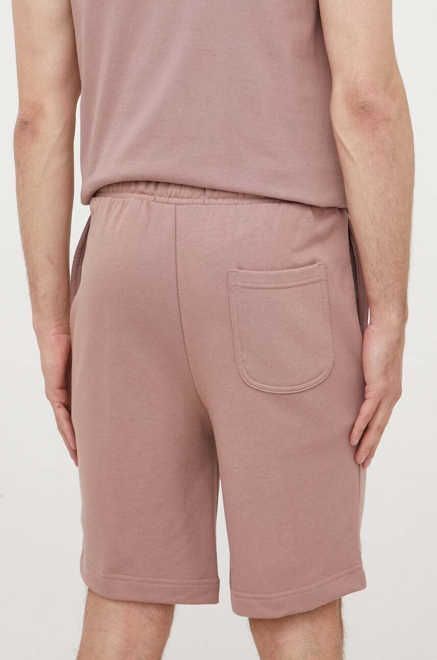 Lyle & Scott Памучен къс панталон в розово - Pepit.bg