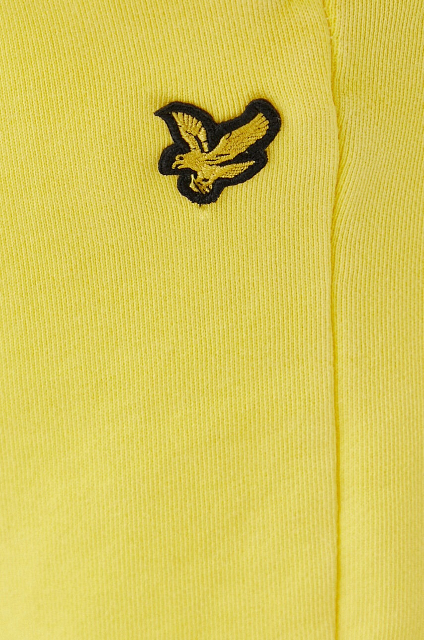 Lyle & Scott Памучен къс панталон в жълто - Pepit.bg