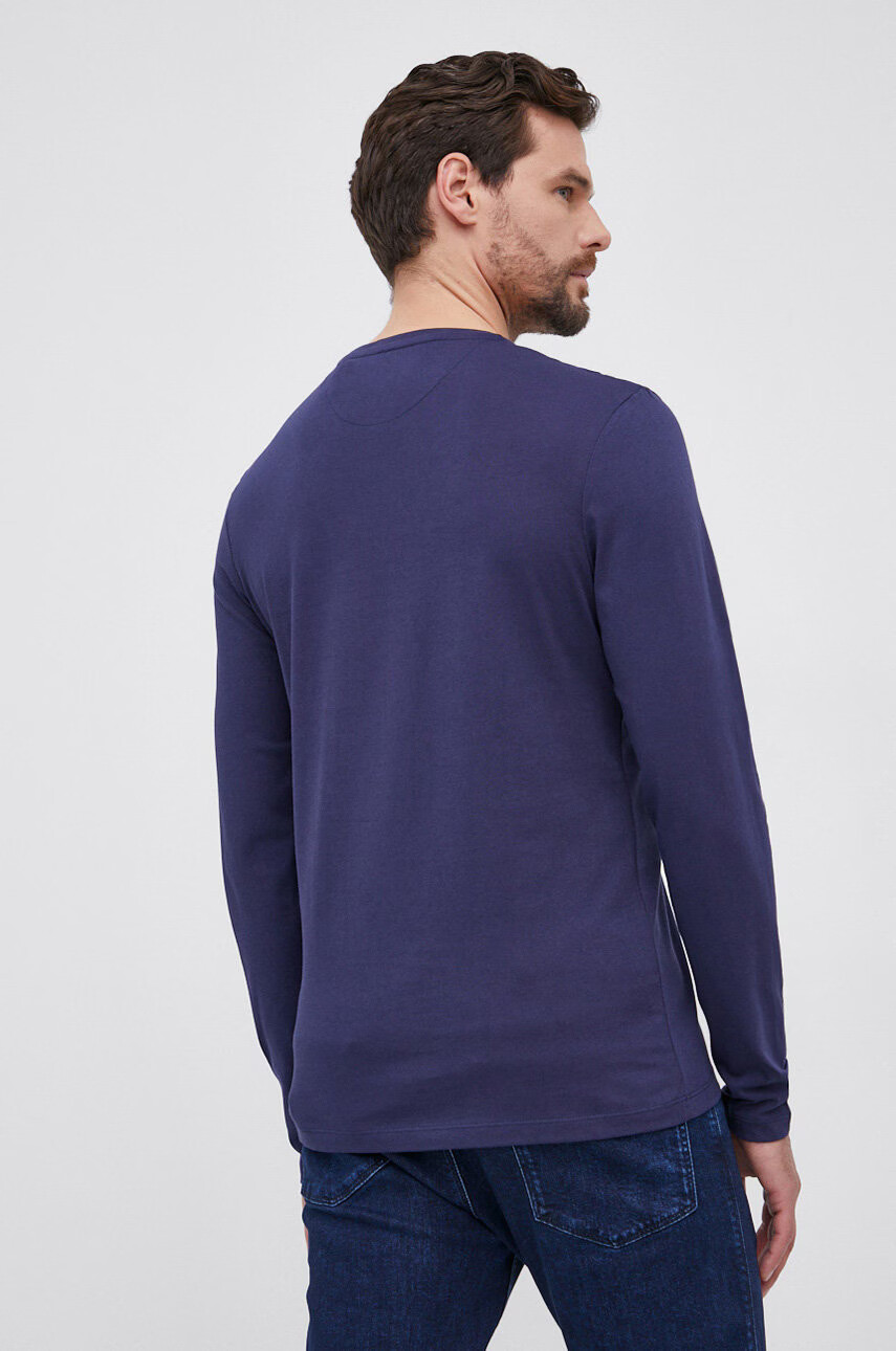 Lyle & Scott Памучна блуза с дълги ръкави - Pepit.bg