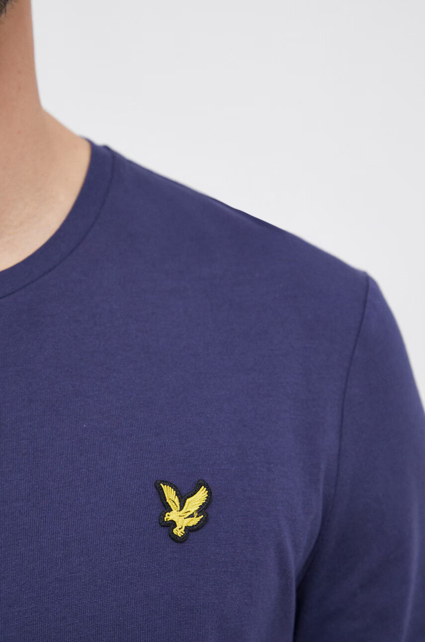 Lyle & Scott Памучна блуза с дълги ръкави - Pepit.bg