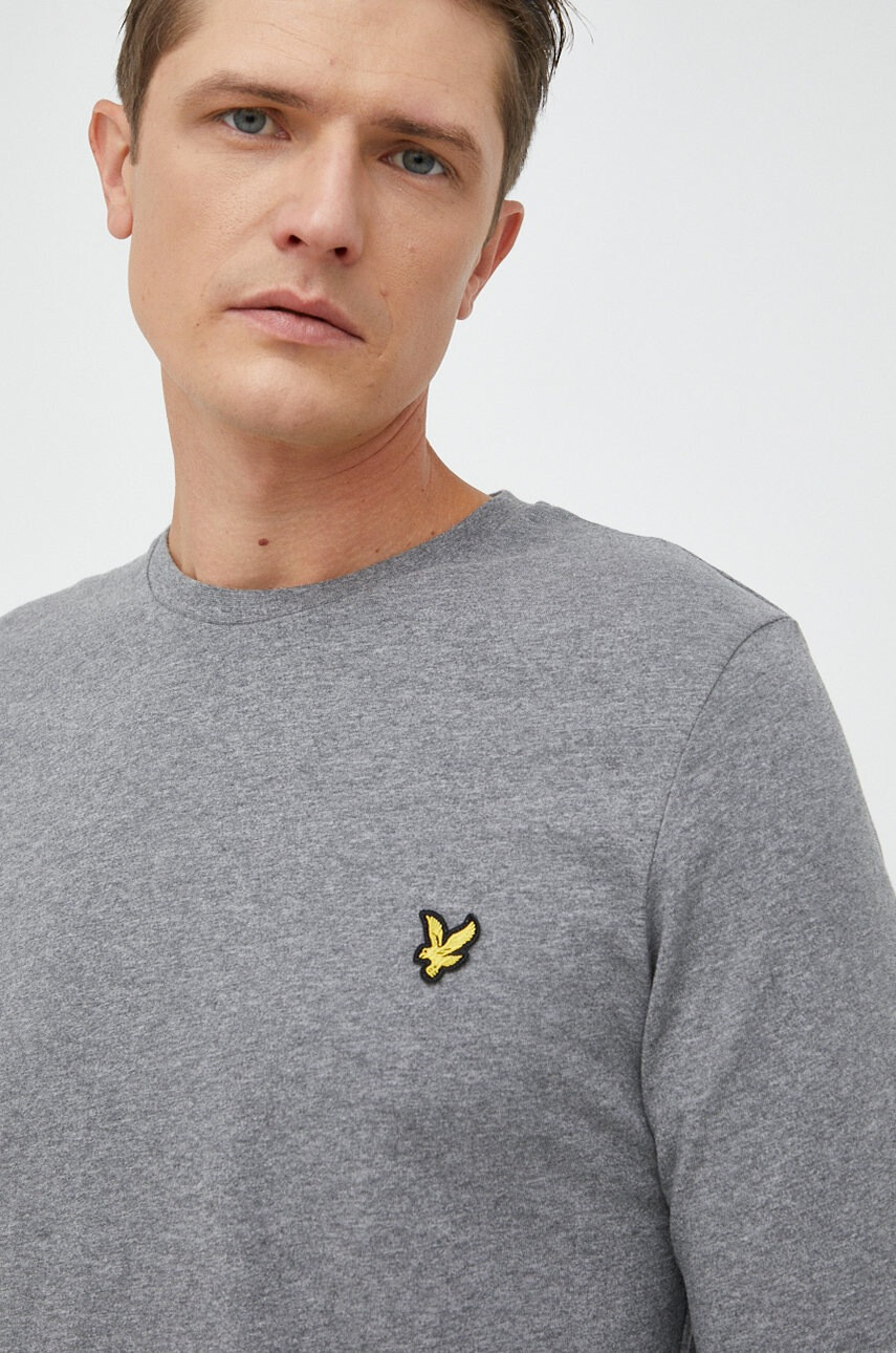 Lyle & Scott Памучна блуза с дълги ръкави - Pepit.bg