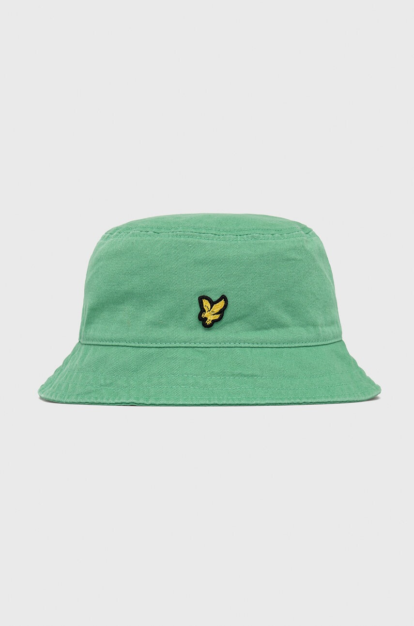 Lyle & Scott Памучна капела в зелено от памук - Pepit.bg