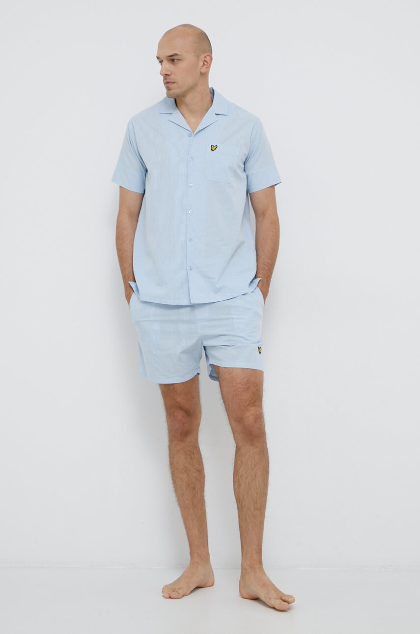 Lyle & Scott Памучна пижама - Pepit.bg